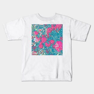 floret pattern Kids T-Shirt